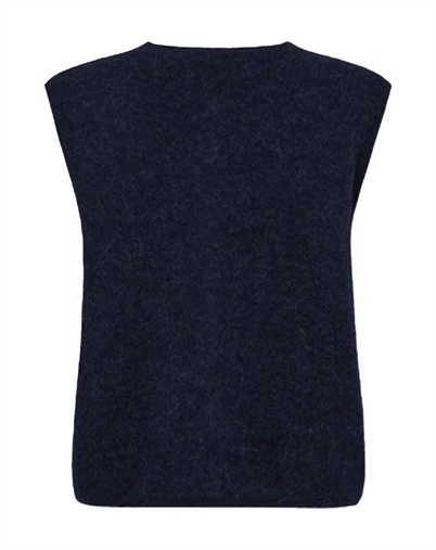 Mos Mosh - MMAlmine Thora Strik Vest - Maritime Blue